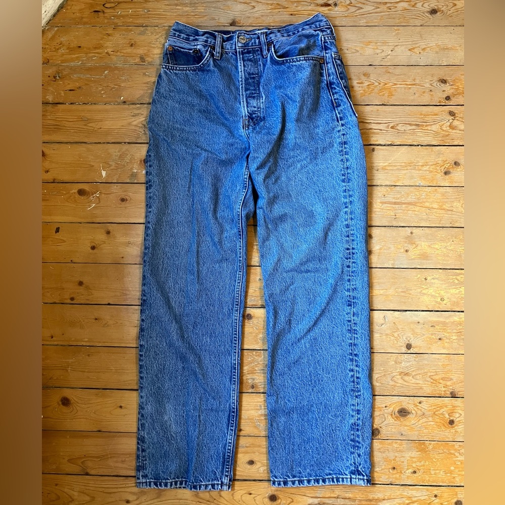 RE/DONE 90s Low Slung Crop Jeans in 26